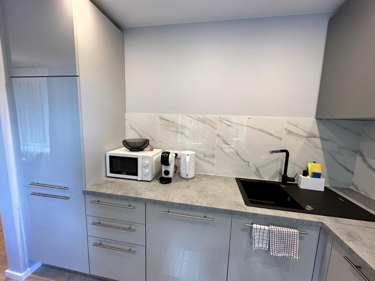 Parkside Escape: Stylish 1-Br Apartment Riga Bagian luar foto